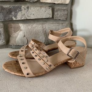 Nude Studded Sandals